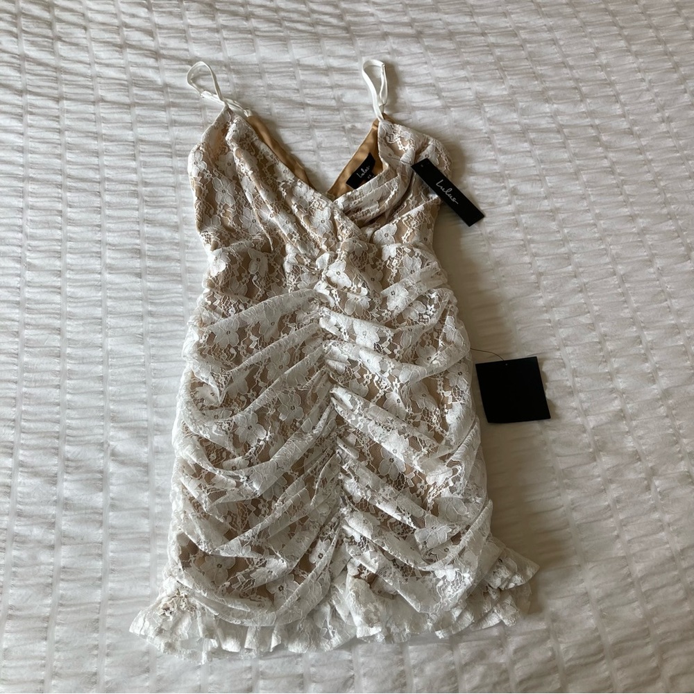 Lulus mini ruched dress